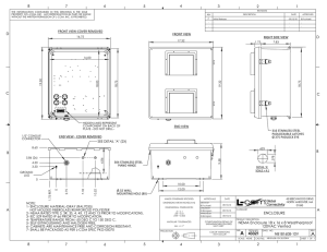 ENCLOSURE NEMA Enclosure 18 x 16 x 8 Weatherproof - L-Com