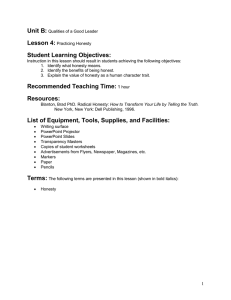 Student Learning Objectives: Recommended Teaching