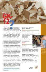 GK-12 - Community Informatics Initiative