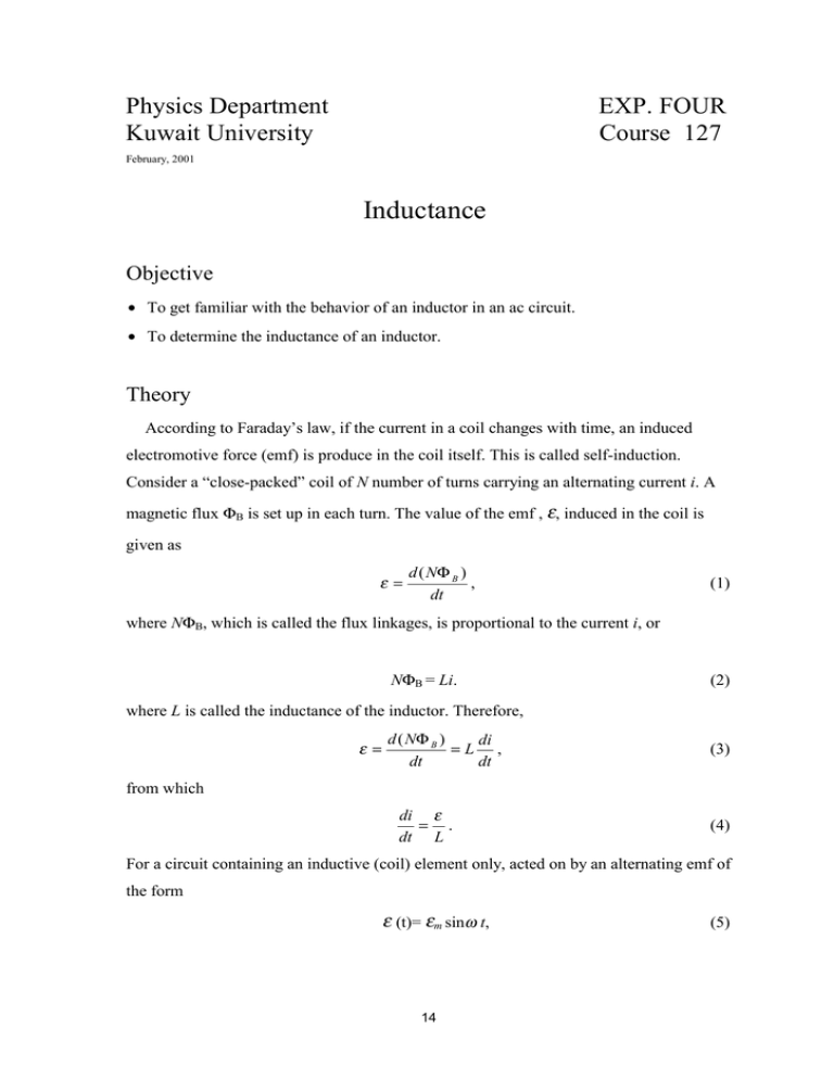 Max Current Inductance