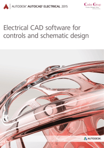 Electrical CAD software for controls and schematic