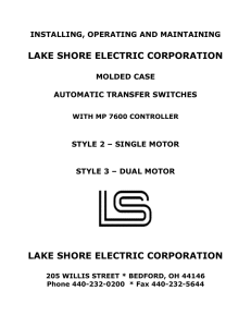 lake shore electric corporation lake shore electric corporation