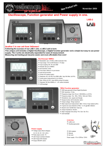 LAB2 Scope generator and supply