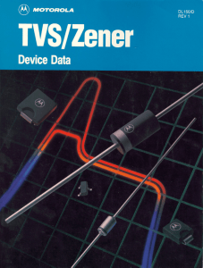 Motorola - TVS Zener device data