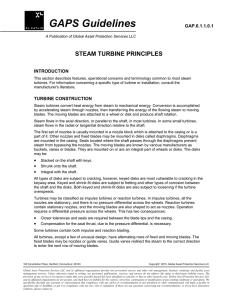 Steam Turbine Principles