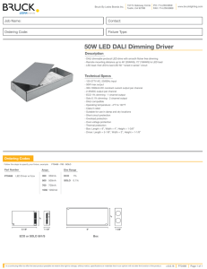 50W LED DALI Dimming Driver