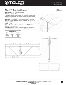Fig. 61T - Bar Joist Hanger