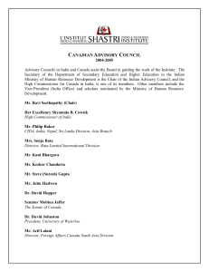 canadian advisory council