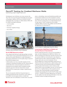 PermPT Testing for Coalbed Methane Wells