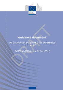 Guidance document
