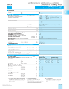Contactors and Contactor Assemblies