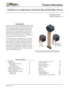 Guidelines for Leadforming Using Back-Biased Hall