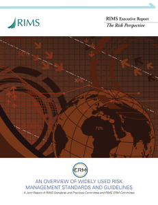 An overview of widely used risk management standards and