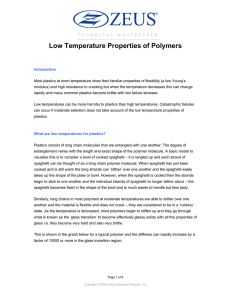 Low Temperature Properties of Polymers