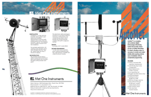 AutoMet™ is a complete, self-contained, Digital Meteorological