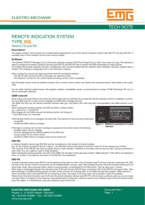 tech note remote indication system type ris