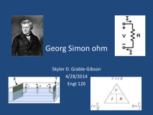 Georg Simon ohm - Ivy Tech -