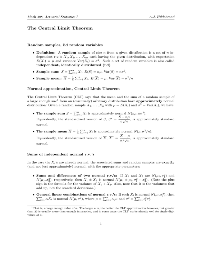 the-central-limit-theorem