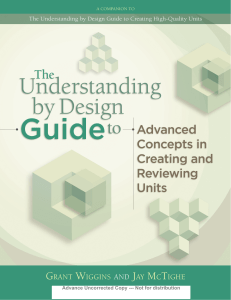 The Understanding by Design Guide to Advanced Concepts