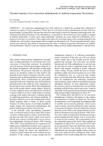 Thermal response of air convection embankments to ambient