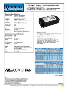 LED20W-LT - Thomas Research Products