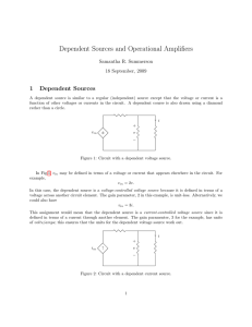 Dependent Sources and Op-Amps