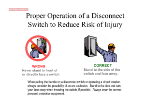 Disconnect Switch Safety: Reduce Injury Risk