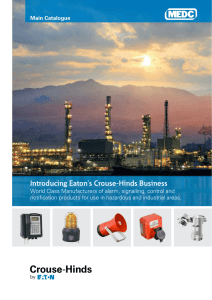 Introducing Eaton`s Crouse-Hinds Business
