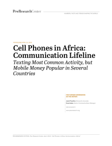 Cell Phones in Africa: Communication Lifeline