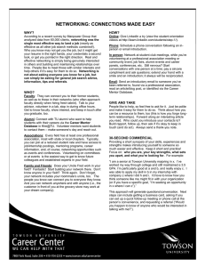 networking: connections made easy