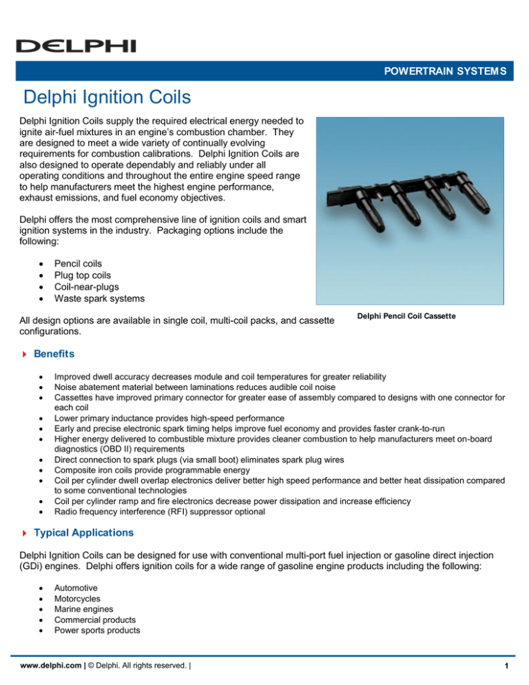 Delphi Ignition Coils