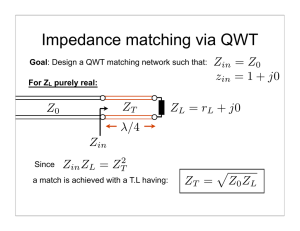 Impedance Matching