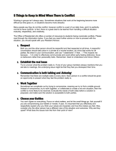 Conflict Resolution: 5 Tips for Handling Conflict