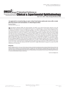 An approach to reconstructing an outer retina