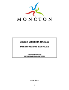 Design Criteria Manual