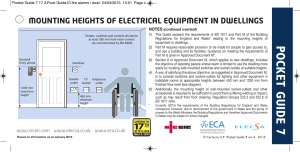 Electrical Mounting Heights in Dwellings: Pocket Guide
