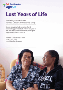 Last Years of Life