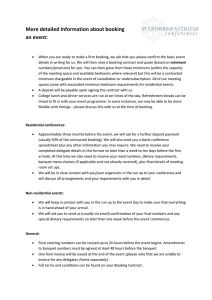 More detailed Information about booking an event: