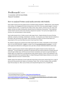 How we analyzed Twitter social media networks with NodeXL