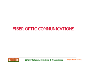 FIBER OPTIC COMMUNICATIONS