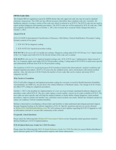 HIPAA Code Sets - Molina Healthcare