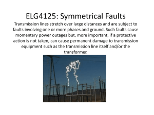 ELG4125: Symmetrical Faults