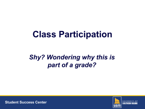 Class Participation (PDF