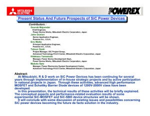 Present Status And Future Prospects of SiC Power Devices Present