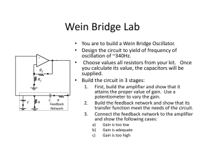 Wein Bridge Lab