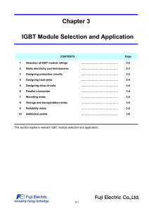 Chapter 3 IGBT Module Selection and Application