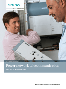 Power network telecommunication