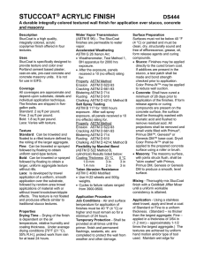 Stuccoat Acrylic Finish - DS444