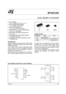 Dual binary counter - STMicroelectronics