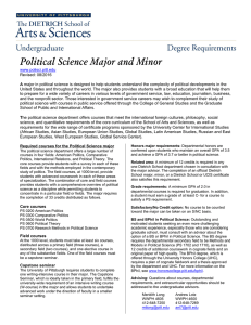 Political Science Major And Minor